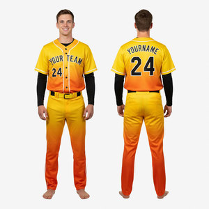 Meilleures ventes, uniforme de baseball au design unique, logo personnalisé imprimé, impression par sublimation, uniforme de baseball unisexe pour adultes - Product Image 1