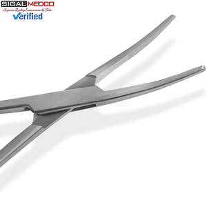 Juego de 2 Pinzas Hemostáticas Manuales Versátiles de Acero Inoxidable de 5 Pulgadas, Curvas y Rectas, con Mordazas Serradas y Mecanismo de Bloqueo para Uso General - Product Image 2