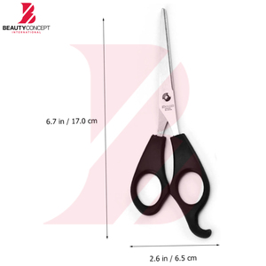Tijeras de Peluquería Profesionales de Acero Inoxidable con Mango de Plástico Negro, Producto de Primera Calidad, Suministro OEM - Product Image 6