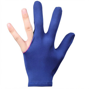 Guantes Profesionales de Snooker de Tres Dedos, Ajuste Suave, Tela Flexible, Cierre Seguro para la Muñeca, para Jugadores de Billar, OEM - Product Image 2