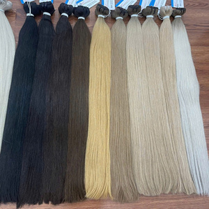 ผู้จำหน่ายผมดิบ ผมลอนธรรมชาติแบบเส้นต่อเส้น ผมดิบแบบ Double Drawn มีหลายสี หลายเฉดสี - Product Image 3