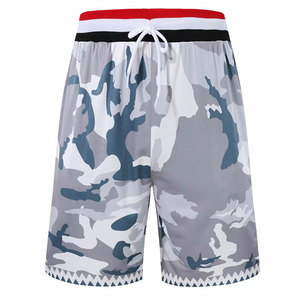 NUEVOS Shorts de Baloncesto para Hombre, Directo de Fábrica, Rojos, Casuales, con Bordado 3D, Secado Rápido, 100% Poliéster, Transpirables, de Alta Demanda, Ligeros - Product Image 1
