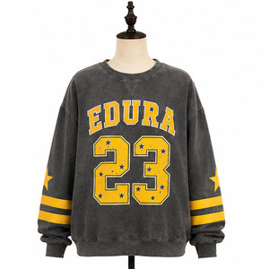 Custom Breathable Fleece High Quality Regular Fit Hooded Sweatshirt Streetwear Washed Vintage Long Sleeve <b>Tshirt</b> Men Zipper - Product Image 1
