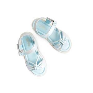 Sandalia de tacón formal azul cielo para niñas KD5662 - Product Image 1