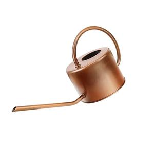 Arrosoirs en fer bleu marine pour la décoration intérieure et extérieure, arrosoir à eau artisanal, porte-fleurs avec poignée - Product Image 6