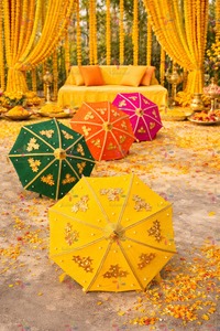 Traditional Indian Decorative Umbrella for Wedding Decor Festive <b>Decoration</b> <b>Mehndi</b> Haldi Ceremony Event Hanging Decor Home Decor - Product Image 6