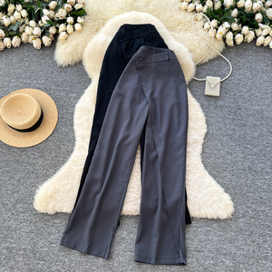 Pantaloni Casual a Gamba Larga Autunno 2025, Pantaloni Stampati a Vita Alta per Donne, Pantaloni da Esterno per Ragazze, Vendita all'Ingrosso - Product Image 1