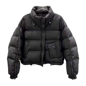 Parkas d'hiver pour hommes respirants et durables en toile matelassée, col montant, logo frontal, finition de qualité, vente en gros - Product Image 1