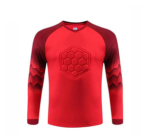 Adults Unisex Football Goalkeeper Uniform <b>Soccer</b> Jersey Sleeveless Breathable Moisture-Wicking UV Protection 100% Polyester - Product Image 4