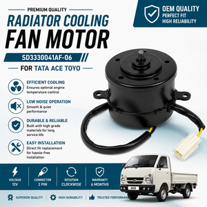 Motor de Ventilador de Refrigeración para Radiador Tata Ace Toyo, 12V, Sistema de Refrigeración del Motor, Repuestos para Automóviles - Product Image 3