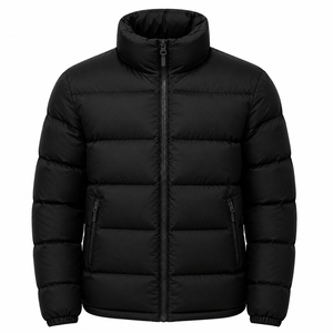 Wholesale Men's Casual Hooded Puffer Jacket Premium <b>Winter</b> <b>Coat</b> Private Label OEM - Product Image 1