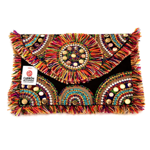 Colorful Indian Handmade Beaded Bag Luxury Ethnic Craft Durable Trendy Style Premium Eth <b>Crystal</b> Fashion Accessory Glass <b>Bead</b> - Product Image 2