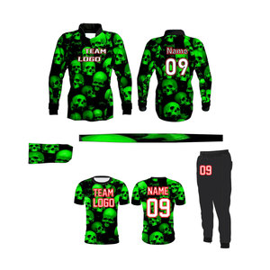 OEM Custom Paintball Uniform Set with Long Sleeve Jersey Short Sleeve Shirt Matching Pants and <b>Headband</b> Breathable - Product Image 5
