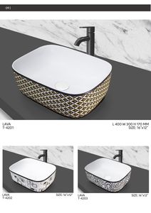 Proveedor mayorista de lavabos de baño de mesa de forma redonda en diseño moderno y alta calidad de la India a buen precio - Product Image 4