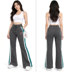 Pantalones Deportivos de Verano para Mujer, Corte Regular, 100% Algodón, Transpirables, de Secado Rápido, Ecológicos, OEM, Personalizables con Logotipo, Frente Plano - Product Image 6