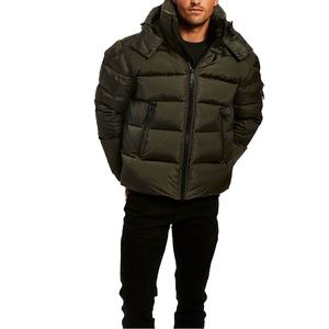 Chaqueta acolchada de alta calidad al por mayor para hombre, chaqueta acolchada de nailon y poliéster para personalizar su marca, chaqueta de invierno, chaqueta acolchada con capucha para hombre 2026 - Product Image 3