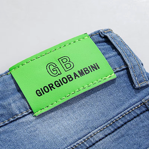 Wholesale White Casual Kids Boys Denim Jeans Long Straight Breathable Color Fade Proof with <b>Rope</b> Detail - Product Image 6