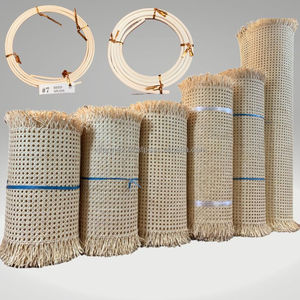 Flexible Breathable Square Rattan Cane Webbing Handmade Natural Style Decorative for Chair <b>Backrest</b> Cabinet Fronts DIY Wedding - Product Image 6