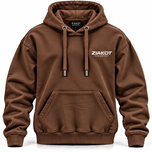 Custom Fleece Hoodie Wholesale Heavyweight Pullover Sweatshirt Custom Logo Hoodies ZIAKOT INDUSTRY Pakistan Manufacturer - Product Image 3