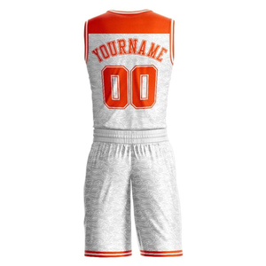 Custom Basketball Uniform Set Sublimation Team Jersey Shorts Custom Logo Name Number Breathable Quick Dry Basketball Uniform Set - Product Image 2