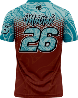 Kaos Sublimasi Desain Kustom 100% Poliester Grosir Kaos Poliester Berkualitas Tinggi Sublimasi