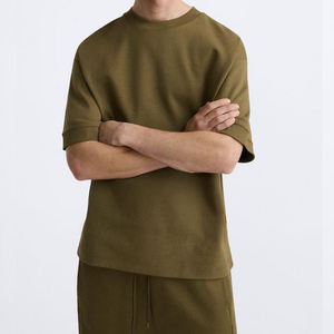 Best Sale Factory Made Short Sleeve T Shirt and Shorts <b>Set</b> Quick Dry Fabric Casual Wear Cotton Shorts Shirt Crew Neck <b>Twin</b> <b>Sets</b> - Product Image 6