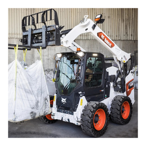Bobcat S450 compact skid steer loader for sale used reliable diesel machine for construction landscaping work - Product Image 1