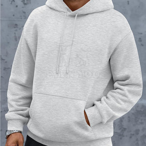 Sweat-shirts amples de qualité supérieure, tissu léger avec capuche réglable et poignets côtelés - Product Image 6