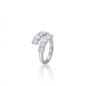 Bague de fiançailles en diamant de laboratoire taille ronde 10 carats, or massif 10K 14K 18K, design de joaillerie fine, certifiée IGI, 1,83 ct, couleur E VVS - Product Image 2
