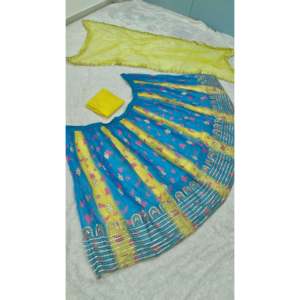 Belle impression numérique Party Wear Lehenga Choli pour robes de club - Product Image 4