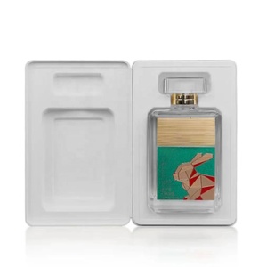 Bền vững thân thiện với môi Trắng đúc bột giấy khay Có thể tái chế giấy cạnh bảo vệ cho bao bì Hạt giống xà phòng và nước hoa - Product Image 6