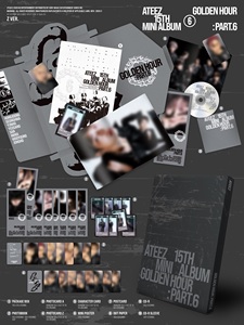 ATEEZ - [ GOLDEN HOUR : PART.6 ] (รุ่นมาตรฐาน) อัลบั้มซีดีเคป๊อปขายดีที่สุดในเกาหลีสำหรับทุกวัย - Product Image 6