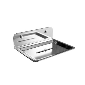 Porte-savon contemporain en acier inoxydable, support décoratif en métal pour salle de bain, pour la maison - Product Image 4