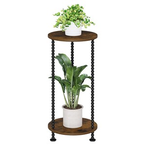 Support de plante minimaliste en bois d'acacia avec pot en céramique |   Ventes en gros de jardinières en bois en Inde - Product Image 2