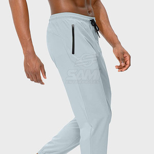 Plus Size Lightweight Casual Mid Waist Breathable Jogger Pants Men's Outdoor Use <b>100</b>% <b>Polyester</b> Washed Made in Pakistan - Product Image 5