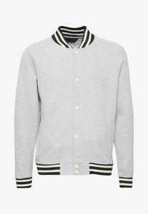 Chaqueta Varsity con botones y cuello acanalado con puños, estilo moderno, con logo personalizado, para hombre, estilo Letterman, universitaria, de béisbol, tipo bomber. - Product Image 5