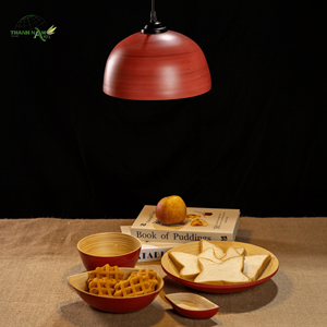 โคมไฟไม้ไผ่สานหรูหรา ทำมือจากไม้ไผ่ธรรมชาติ เหมาะสำหรับตกแต่งภายในบ้าน โรงแรม สไตล์โมเดิร์น - Product Image 2