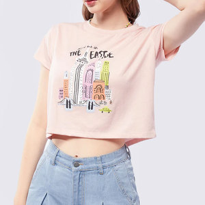 Top Corto Estampado para Mujer, Diseño Casual, Transpirable, Ajustado, Elegante, Nueva Llegada, Alta Calidad, Buen Proveedor, Precio al por Mayor - Product Image 5