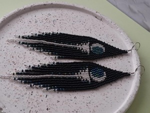 Boucles d'oreilles perlées légères, profil fin, finition lisse, prix usine en gros - Product Image 5