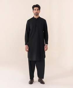 Shalwar Kameez pour hommes, vêtements ethniques classiques, tissu doux et durable, style traditionnel confortable pour hommes - Product Image 1
