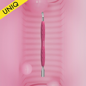 ที่ดันหนังกำพร้า UNIQ-10 TYPE 4.2 (ใบมีดโค้งแคบ) ทำจากสแตนเลส ขอบคม ด้ามสองด้าน สำหรับทำเล็บ - Product Image 1