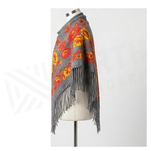 NORTH APPROACH Foulard carré en soie pour femme, imprimé floral, élégant, multifonctionnel, accessoire de mode toutes saisons - Product Image 3