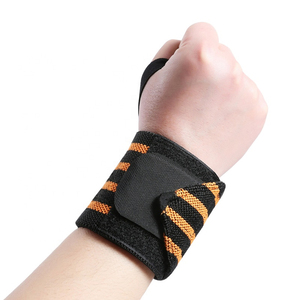 Reliable gym gear Weight Lifting Wrist Wraps ensure firm wrist support during <b>repeated</b> heavy lifting workout sessions - Product Image 1