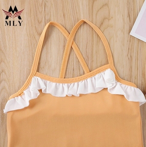 来样定做女童透气泳衣批发儿童泳衣 - Product Image 4