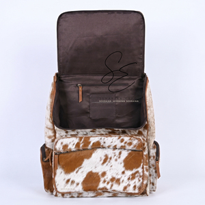 Large Diaper Leather <b>Bag</b> <b>Tooled</b> Leather Hair On Hide Jumbo <b>Backpack</b> Western Cowhide <b>Backpack</b> <b>Bag</b> Vintage Travel <b>Bag</b> Mother's <b>Bag</b> - Product Image 6