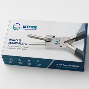 Alicates de acción paralela para dar forma redonda y plana, alicates profesionales para doblar alambre de joyería, herramienta manual de precisión de acero inoxidable - Product Image 6