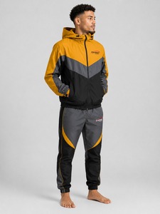 Ensemble de survêtement coupe-vent pour homme de haute qualité, confortable, respirant, écologique, décontracté, avec logo personnalisé - Product Image 5