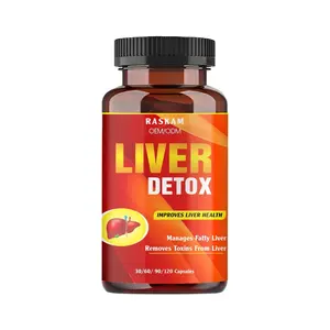 Factory Supplier OEM / ODM Private Label Dietary Supplement Liver Detox Capsules increase energy levels promote bile production