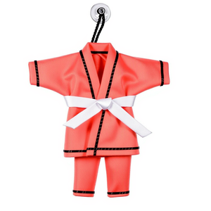Porte-clés Mini Gi BJJ, Pendentif Uniforme de Jiu Jitsu, Souvenir d'Académie d'Arts Martiaux, Cadeau pour Club de Karaté Taekwondo, Conception et Taille Personnalisées 100% - Product Image 1