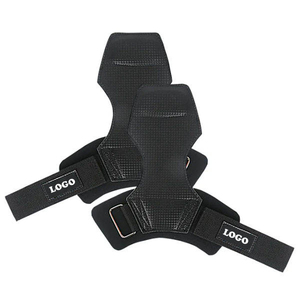 OEM Custom Logo Gymnastic Hand Grips with Leather & Non-Slip Surface, Adjustable Wrist Straps for CrossFit, Gym Fitness Training - Product Image 4